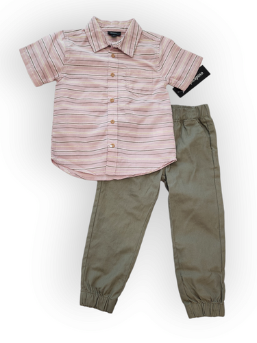 Stripe boys set 2pc