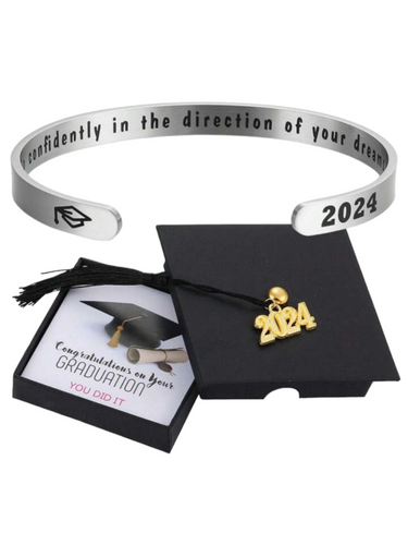 Graduation bracelet with gift box