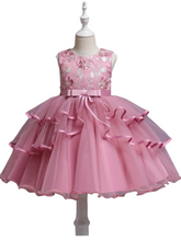 Drark pink girl formal dress