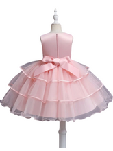 Pink girl formal dress