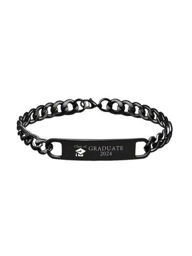 Boy graduation bracelet