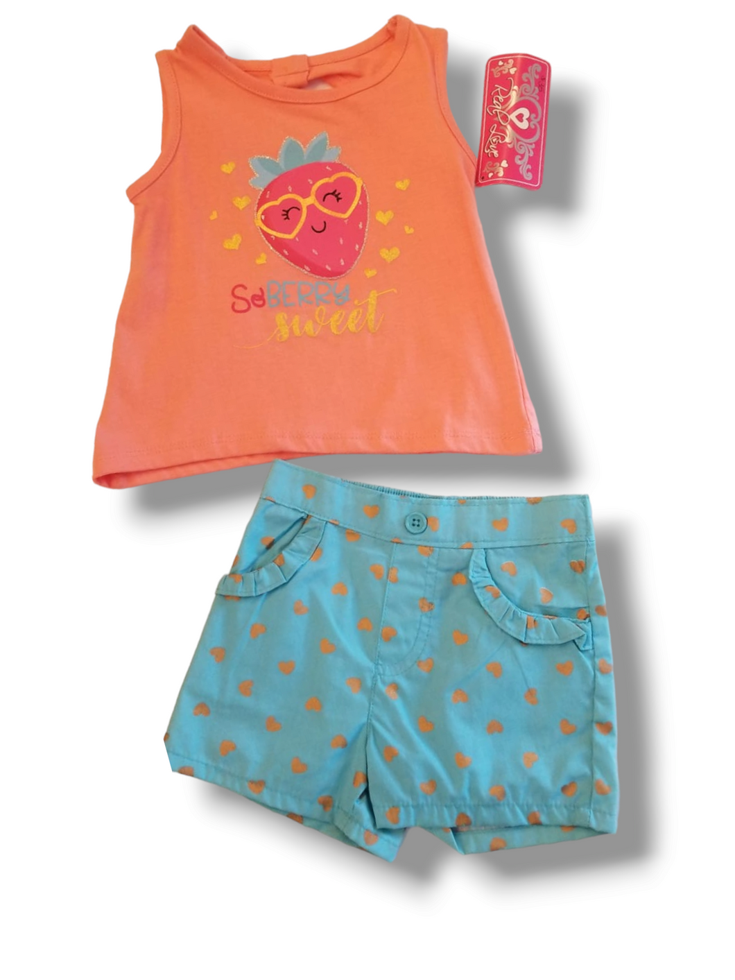 Girl set Real love (so berry sweet 2pc set)