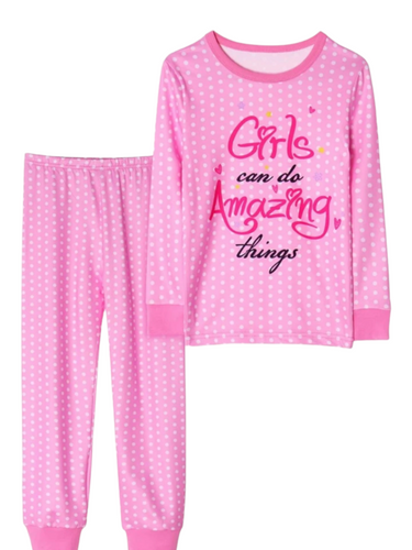 Girls  can do amazing things pjs