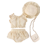 3pc cream baby set