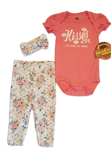 3pc Wild child baby onsies set .