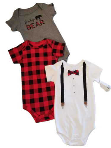 Baby bear onsies set