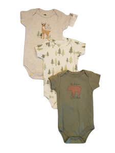 Be brave little bear baby onsies set