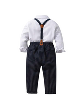 Boy formal set suspenders included