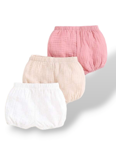 Baby shorts linen material