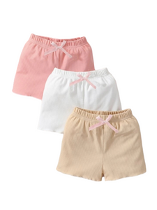 Baby shorts 3pc with bow