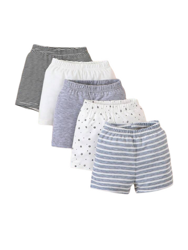 5 pc boy baby shorts