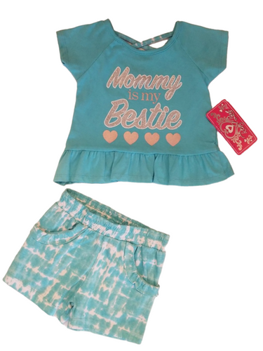 real love baby set  (mommy is my bestie)