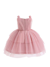 Pink girl formal dress