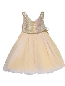 American girl formal dress peach