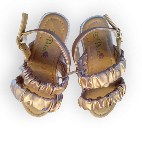 Petalia gold sandals