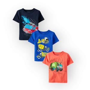 Children place 3 pk boy shirts