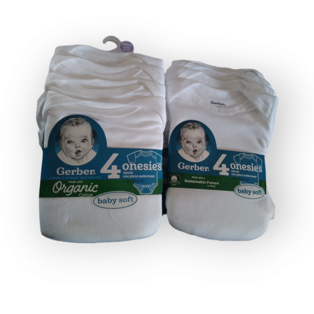 Gerber 4pk onsies