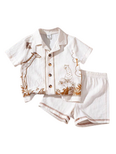 Safari boho boy baby set