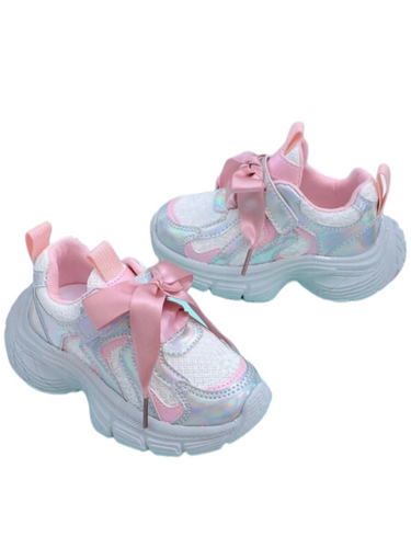 Girl sneakers with bow