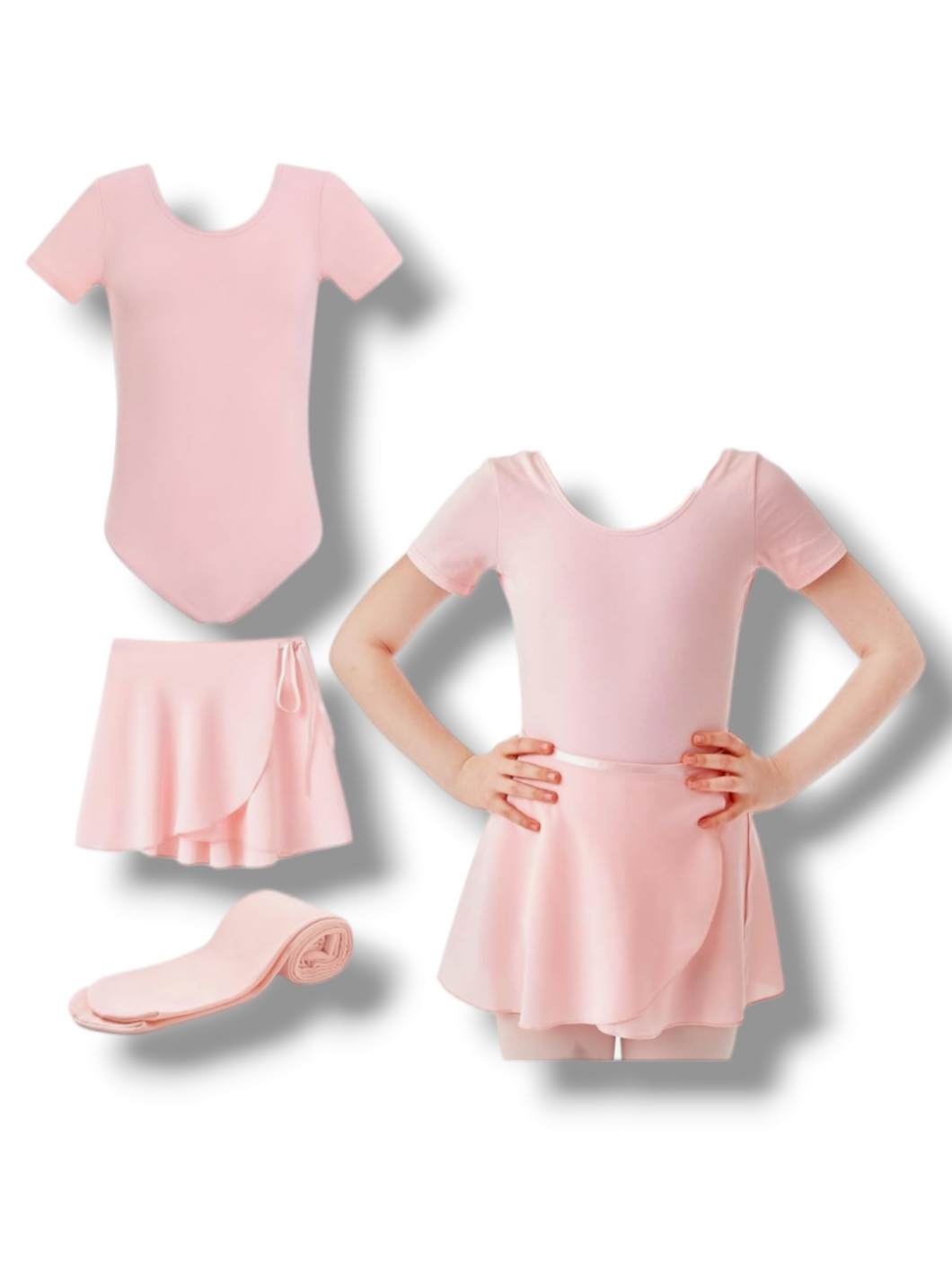 Girls ballet leotard set