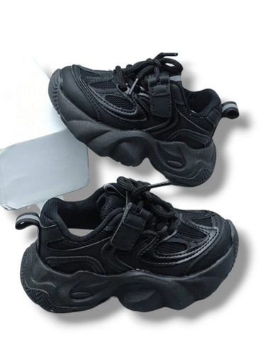 Toddler boy black sneakers