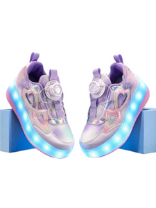 Girl roller led light sneakers