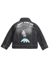 Baby boy jeans jacket (black)