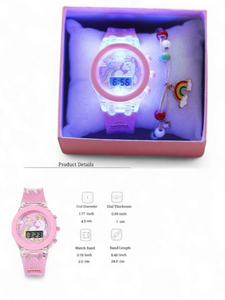 Digital Lil pony girl watch set(glow)