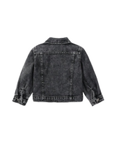 Boy black jeans jacket