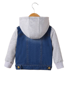 Baby boy boom zipped jeans jacket