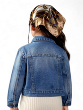 Girl denim jeans jacket