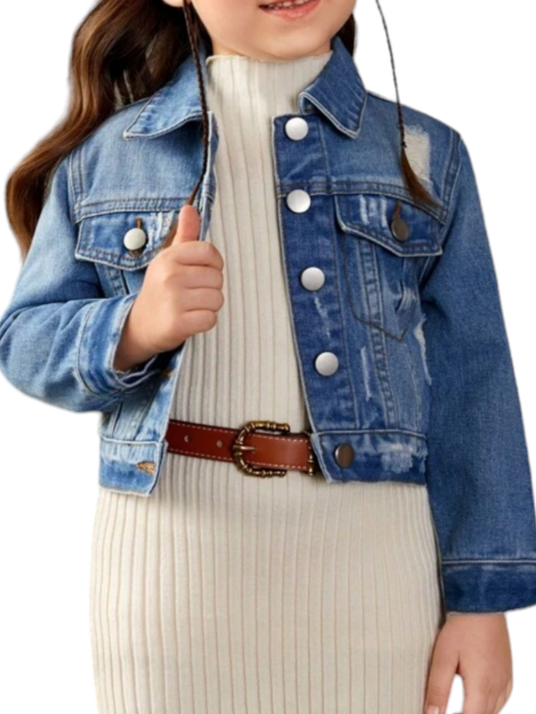 Girl denim jeans jacket