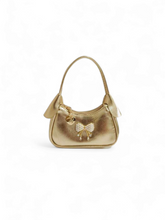 Girl mini purse with pearl bow