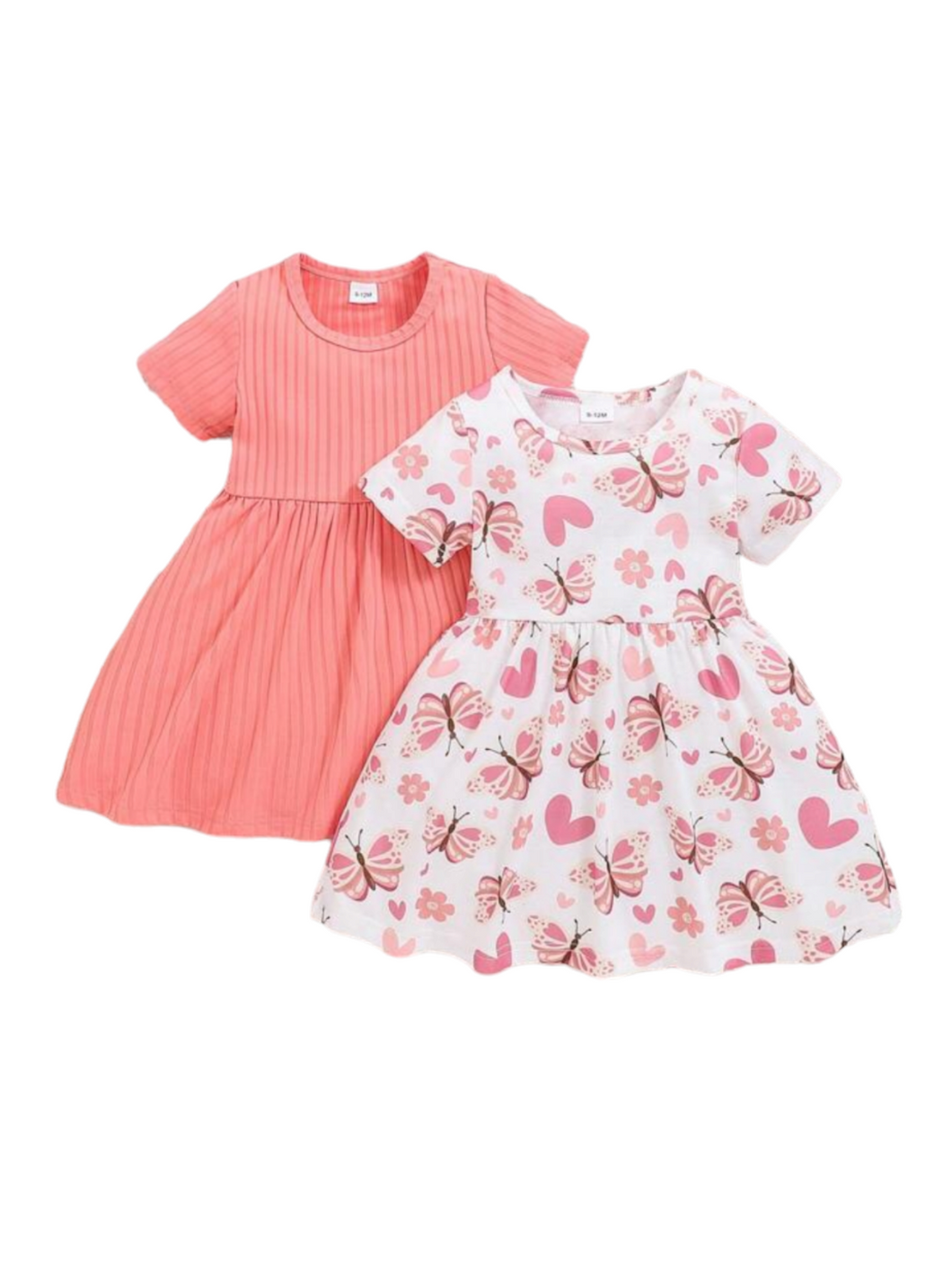 Floral 2 pack baby dress