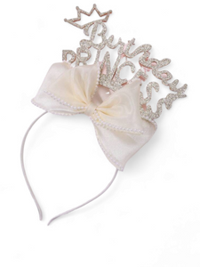 Birthday princess headband