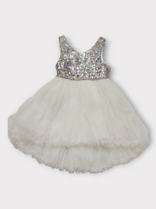 Princess girl dress with frill at the bottom american princess