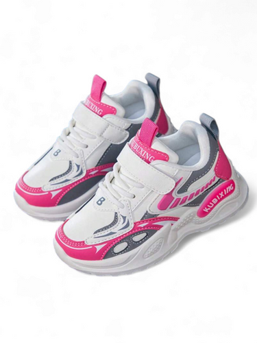 Girl pink & white pre teen  sneakers