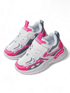 Girl pink & white pre teen  sneakers