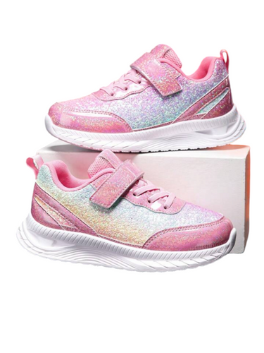 Girl sparkly sneakers