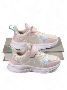 Pink & gold metalic girl sneakers