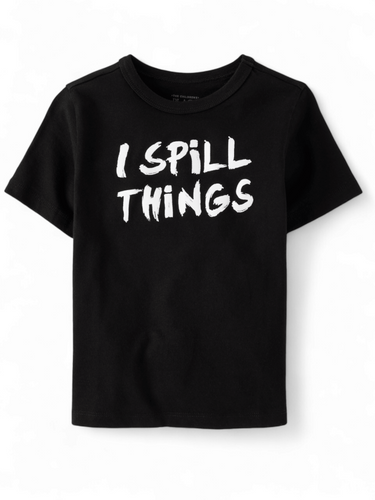 I spill things boy shirt