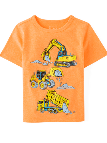 Construction boy shirt