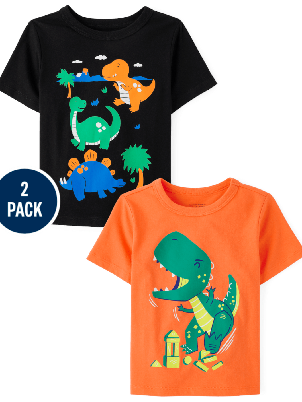 Boy dino 2pc baby shirt