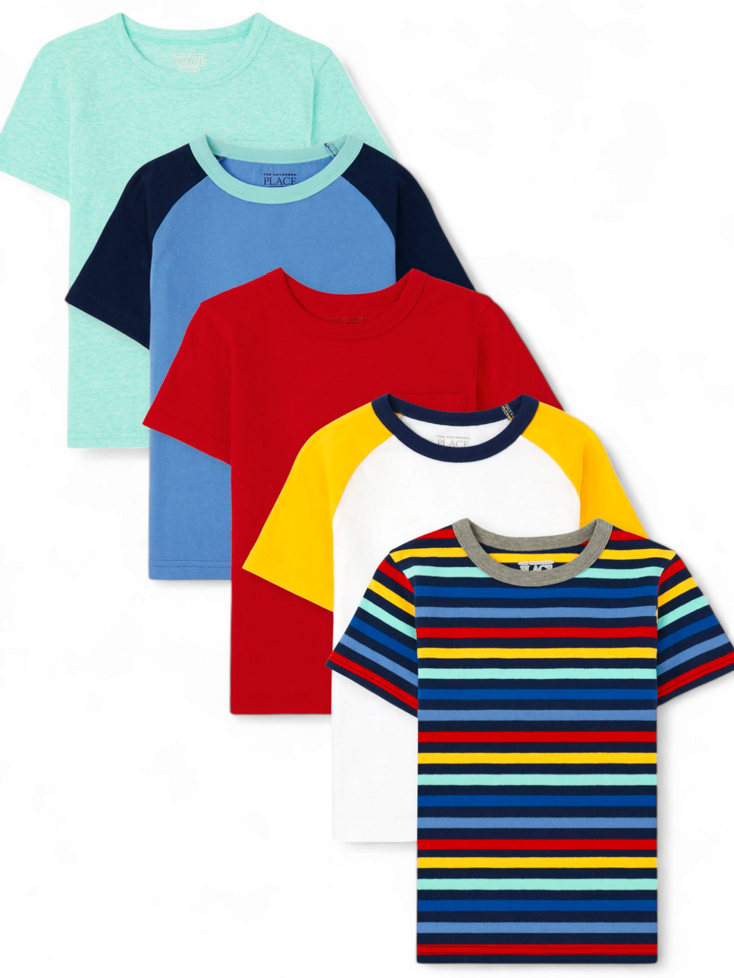 Colorful 4pc boy baby shirt set