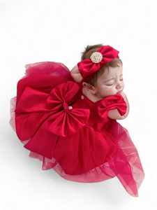 Lil red baby formal dress