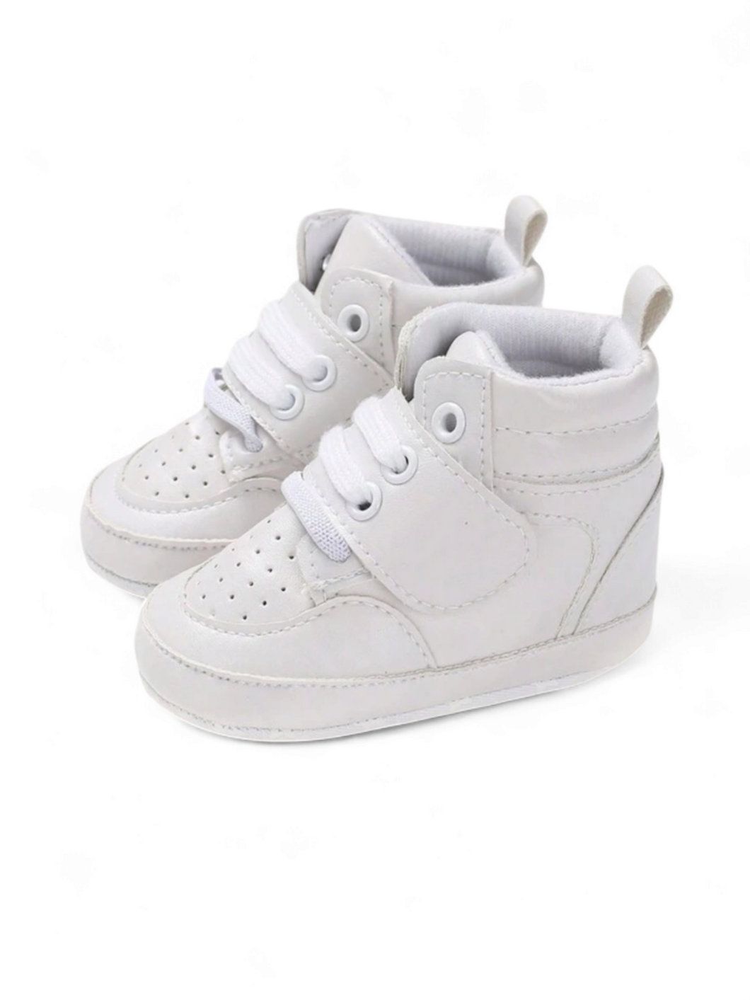 White baby shoes