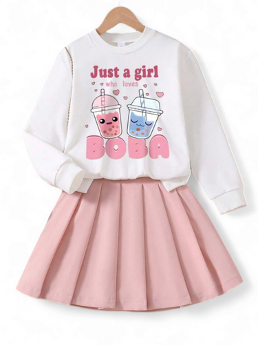 Just a girl who loves Boba girl set