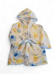 Elephant boy baby bath robe