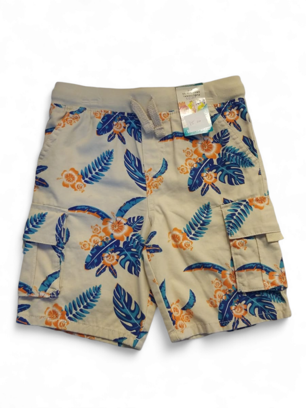 Garanimal cream hawaiian boy pants