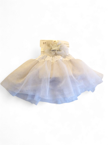 Newborn white tutu gift set